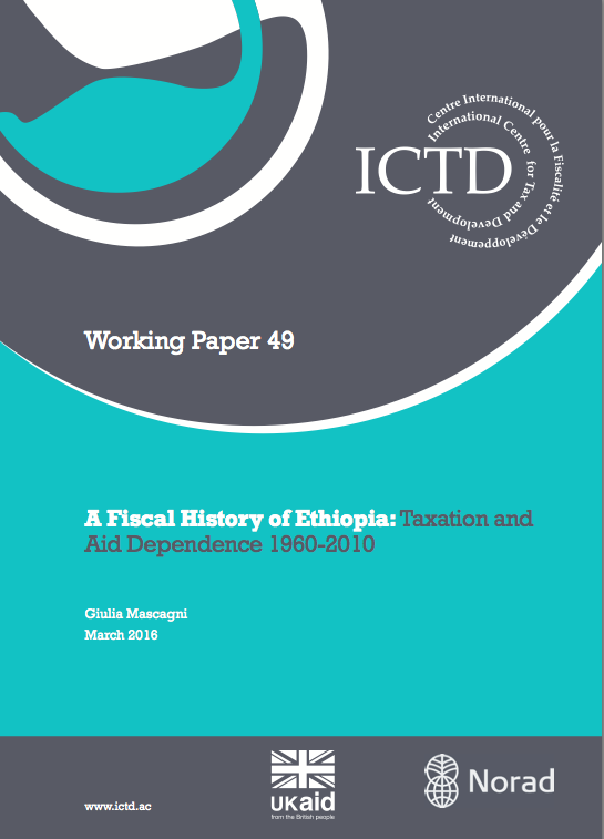 A Fiscal History of Ethiopia Taxation and Aid Dependence 19602010