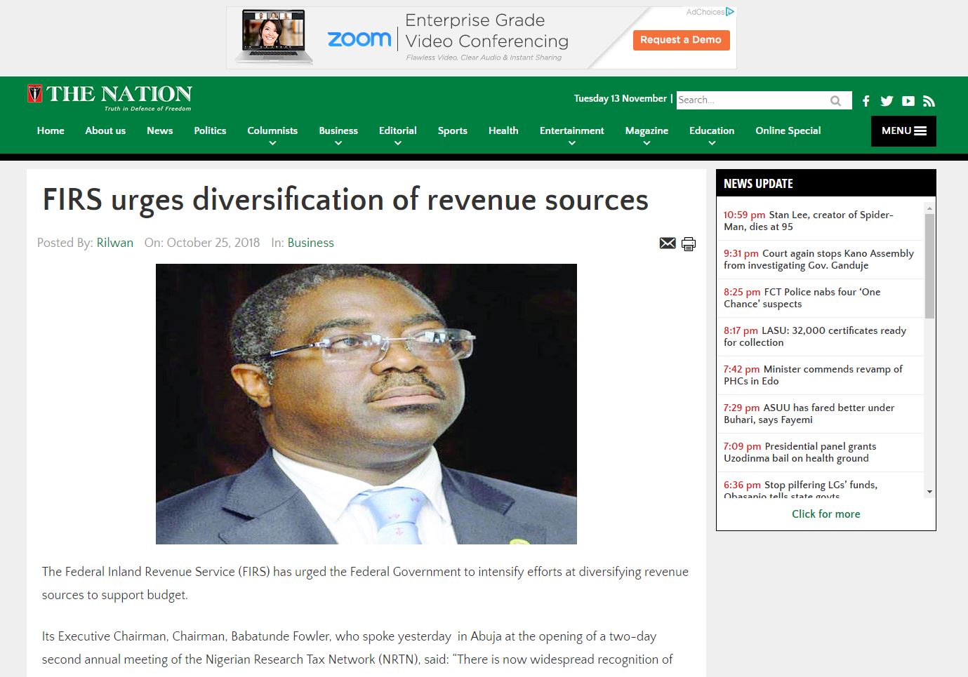 Media Coverage - Page 6 - The International Centre for Tax ...
