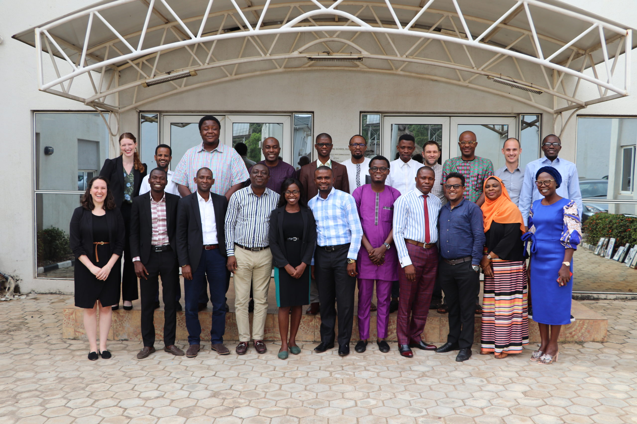 Participants and facilitators of the 2019-2020 course in Abuja, Nigeria.