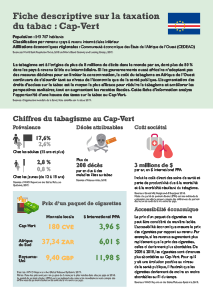 Cape Verde Tobacco Tax Factsheet
