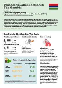 Gambia Tobacco Tax Factsheet