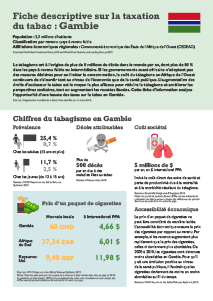 Gambia Tobacco Tax Factsheet