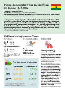 Ghana Tobacco Tax Factsheet