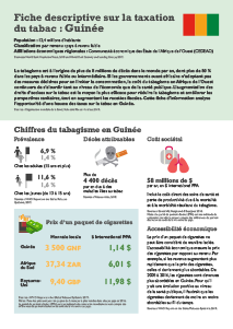 Guinea Tobacco Tax Factsheet