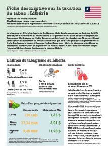 Liberia Tobacco Tax Factsheet