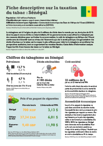 Senegal Tobacco Tax Factsheet