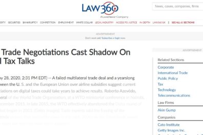 Martin Hearson quoted in Law360
