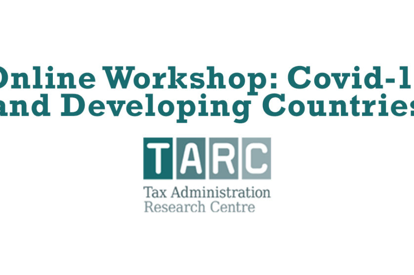 Online Workshop: Covid-19 and Developing Countries_TARC