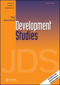Cover of the journal of development studies