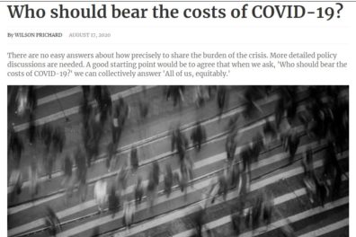 Article by Wilson Prichard_Who should bear the costs of covid19