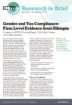 RIB64_Gender and Tax Compliance: Firm level evidence from Ethiopia