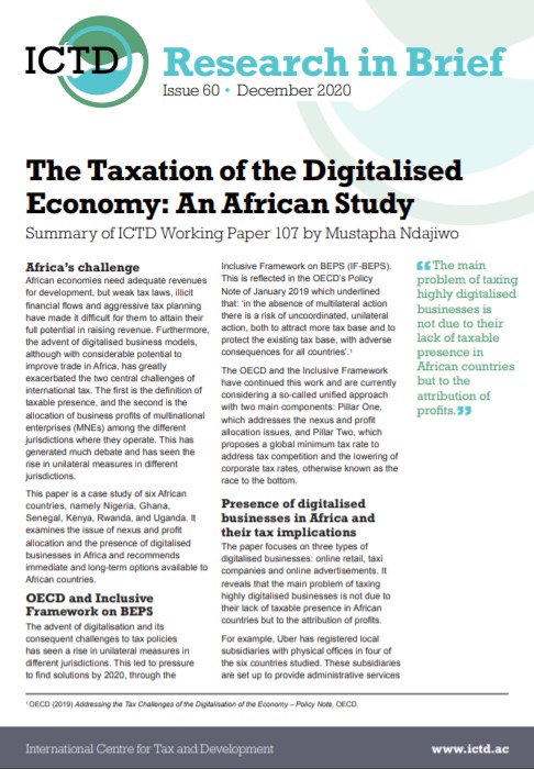 RIB60_Taxation of the digitalised economy