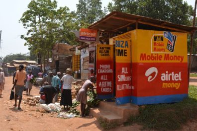 Mobile Money Selling Booth