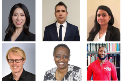 From left to right: Yue Daisy Dai, Carlos Protto, Suranjali Tandon. Bottom row: Frederik Heitmüller, Mary Baine and Mustapha Ndajiwo