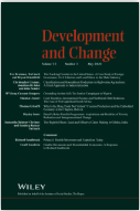 Development and Change cover