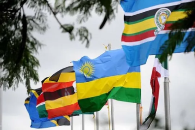 flags of East African Community countries
