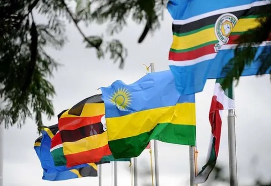 flags of East African Community countries