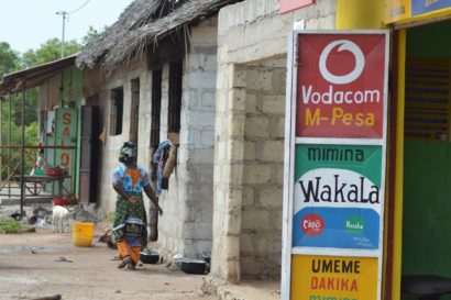 Mobile money agent in Zanzibar, Tanzania