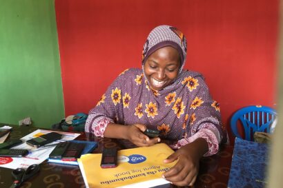 Mobile money agent in Zanzibar, Tanzania