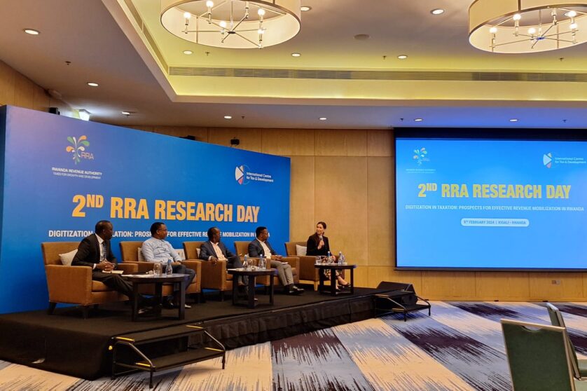 The stage and speakers at the 2nd RRA Research Day.