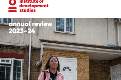 A screenshot of the cover of the IDS Annual Review 2023-24