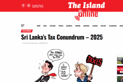 Screenshot of The Island Online report citing Mick Moore