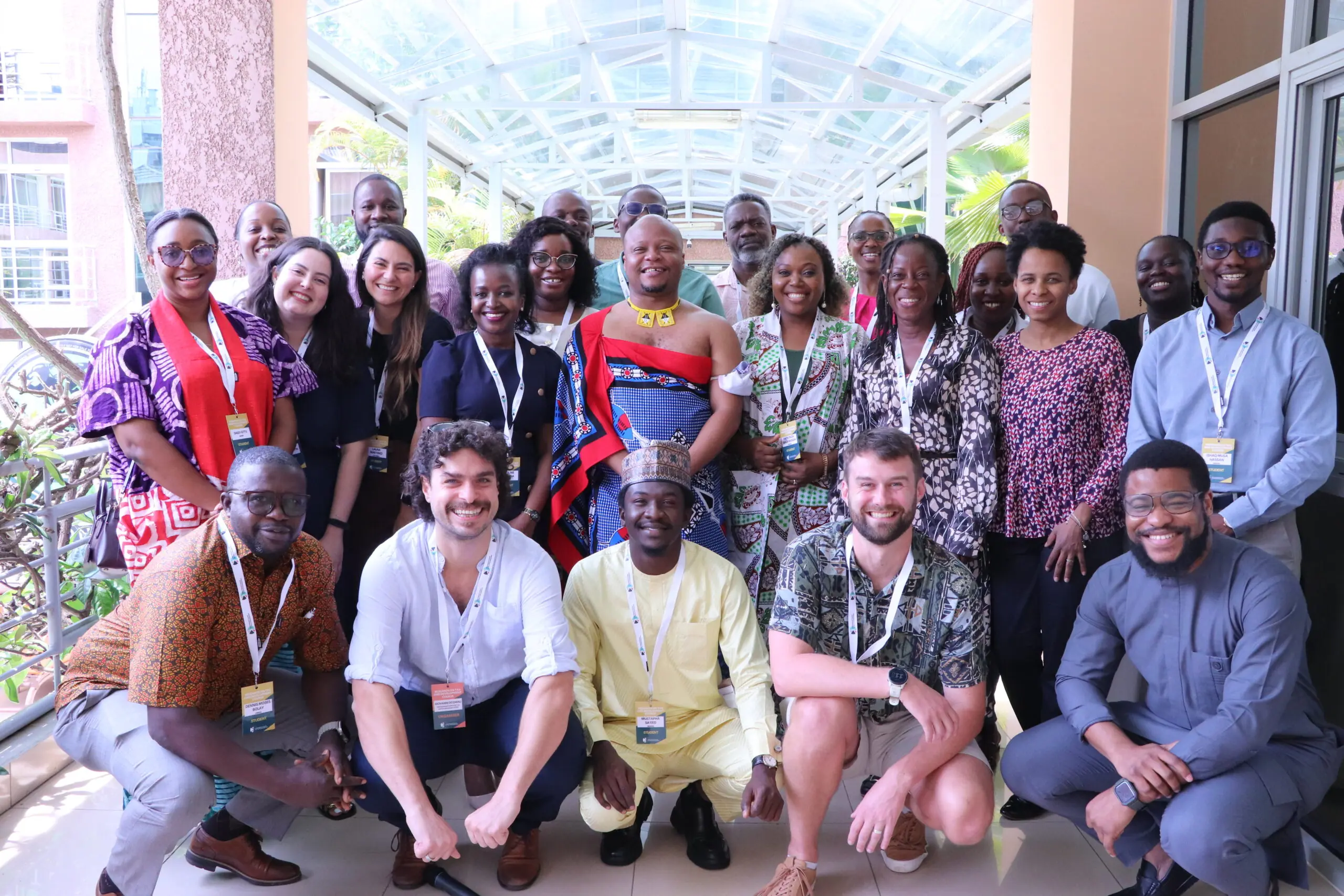 Group photo featuring the tax and research course participants and course facilitators.