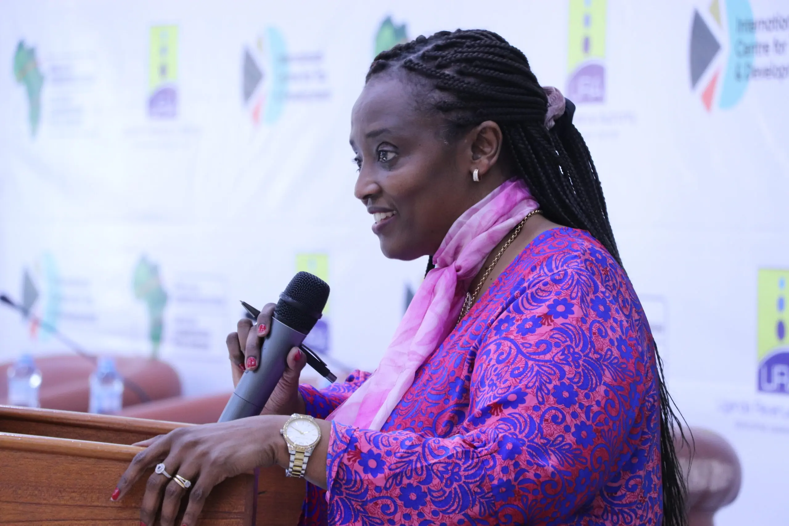 Mary Baine, ATAF Executive Secretary, delivering her opening remarks at the workshop on the taxation of the wealthy in Africa