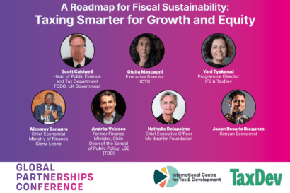 Flyer for side event at the FCDO Global Partnerships Conference