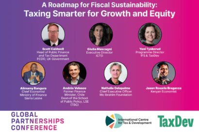 Flyer for side event at the FCDO Global Partnerships Conference