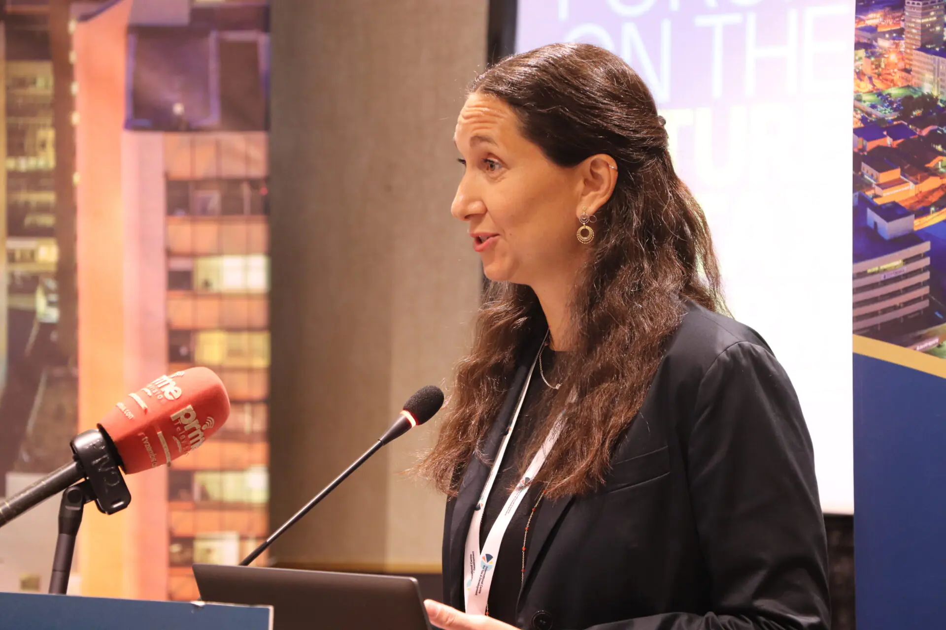 ICTD Executive Director, Giulia Mascagni, giving the opening remarks at the Forum on Tax Reform